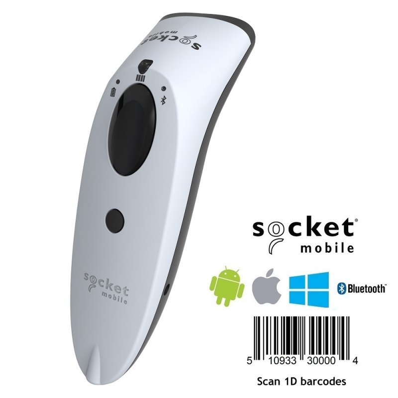 Socket S700 Barcode Scanner 1D Bluetooth White