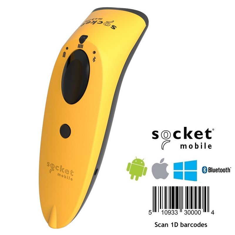 Socket S700 Barcode Scanner 1D Bluetooth Yellow