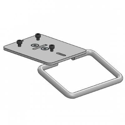 Spacepole Multigrip plate (With Handle) for the Ingenico DX8000 / Tyro Pro Base & kit