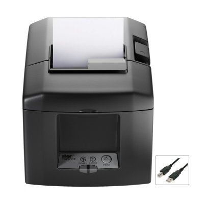 Square Compatible Star TSP654IISK Sticky Label Printer with USB Interface