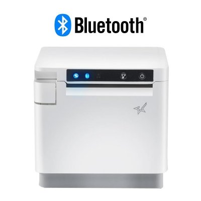 Star mC-Print31CBI Bluetooth Thermal Receipt Printer White