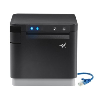 Star mC-Print31CI Ethernet + USB (No Bluetooth) Thermal Receipt Printer Black