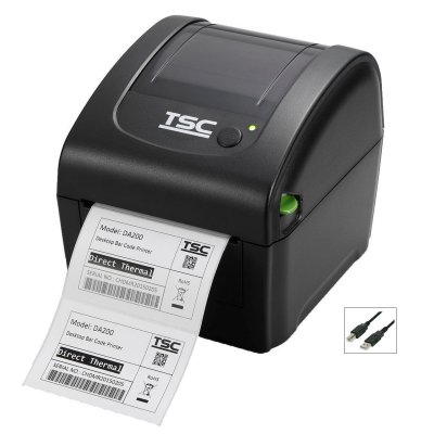 TSC DA310 4" 300dpi Direct Thermal Label Printer with USB Interface