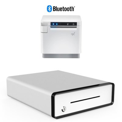 White Star mC-Print3 Bluetooth Printer & Cash Drawer Bundle