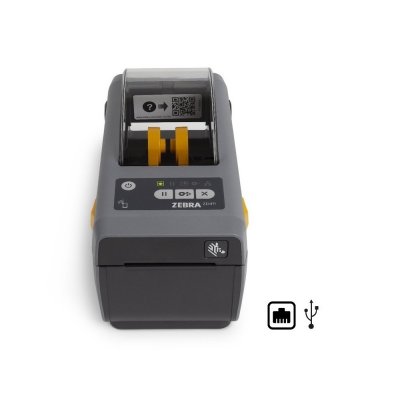 Zebra ZD411 2" Direct Thermal Label Printer with USB & Ethernet Interface