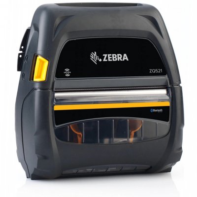 Zebra ZQ521 4" Mobile Printer with WLAN & Bluetooth 4.1